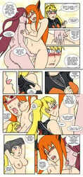 big_breasts breasts canon_genderswap comic female_kurama_(naruto) humanized incest kurama kyuubi mattwilson83 naruko naruto nipples nude rule_63 uzumaki_kushina uzumaki_naruto yuri