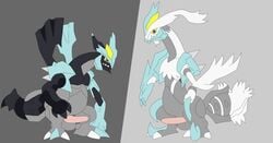 black_kyurem dragon kyurem male penis pokemon tagme white_kyurem