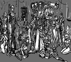 6+girls 7girls adepta_sororitas aeldari astra_militarum chaos_(warhammer) chaos_cultist chaos_space_marine chem-chan cultist cultist-chan dark_eldar drukhari eldar emperors_children female guardswoman_(warhammer_40k) imperial_guard imperium_of_man monochrome multiple_girls noise_marine power_armor savlar_chem_dogs sister_of_battle tau technomancer warhammer_(franchise) warhammer_40k