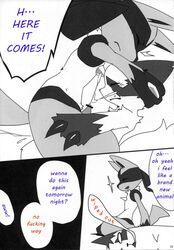 censored fur lucario pokemon pokemon_(species) sumi tagme zangoose