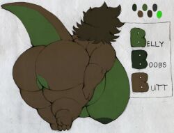 arkveveen ass belly big_breasts big_butt breasts brown_body dragon female hair huge_breasts huge_butt mythological_creature mythological_scalie mythology overweight scalie seth65 short_hair solo tail thick_thighs