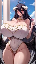 ai_generated albedo_(overlord) demon gigantic gigantic_breasts overlord_(maruyama) succubus tagme voluptuous