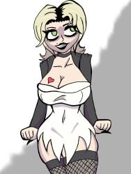 1girls big_breasts blonde_hair bride bride_of_chucky doll doll_girl dress female female_only horror_movie killer only_female terror tiffany_valentine-ray wedding_dress