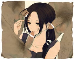 4boys axis_powers_hetalia black_hair blush brown_eyes censored china_(hetalia) crossdressing cum cum_in_mouth cum_inside cum_on_body cum_on_face cum_on_tongue erection fellatio femboy gay girly goroo group_sex long_hair male male_only multiple_boys multiple_penises open_mouth oral oral_sex orgy penis sex tongue tongue_out trap wang_yao yaoi yellow_eyes