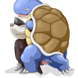 artist_request blastoise color excadrill insertion interspecies male nintendo nude penis pokemon sex shell tagme