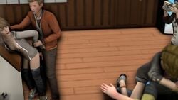 2girls 3d chloe_price color female gangrape life_is_strange male max_caulfield multiple_girls nathan_prescott orgy rape school student teacher teen victoria_chase warren_graham