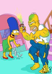 female homer_simpson human male marge_simpson marvel straight tagme the_simpsons xl-toons.com