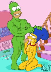 female homer_simpson human male marge_simpson marvel straight tagme the_simpsons xl-toons.com