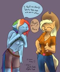 applejack_(mlp) earth_pony equine female female_only friendship_is_magic fur multiple_females my_little_pony pony rainbow_dash_(mlp) siden smooth_skin