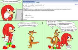 3pac comic crossover daxter jak_and_daxter knuckles_the_echidna male_only sonic_(series)