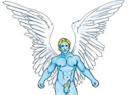 angel archangel blue_skin male male_only marvel solo warren_worthington x-men