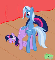 friendship_is_magic my_little_pony smooth_skin trixie_lulamoon twilight_sparkle_(mlp) w300