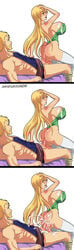 1boy 1girls abs anal areola ass blonde_hair blue_eyes bottomless breasts celes_chere cum cum_explosion cum_inside cum_on_ass cum_on_boy cum_on_breasts cum_on_clothes cum_on_face cum_on_self dk_studios facial_hair final_fantasy final_fantasy_vi hair large_breasts large_penis male_nipples mash_rene_figaro pecs penis pubic_hair reverse_cowgirl_position sabin_rene_figaro sideboob straight testicles tongue vein veiny_penis