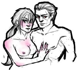 Jill Valentine (Blonde) Rule 34 Image
