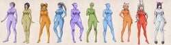 10girls 6+girls aayla_secura ahsoka_tano asari barriss_offee big_breasts black_hair blizzard_entertainment blue_eyes breasts brown_eyes cleavage clone_wars crossover curvy draenei eleyna female female_focus female_only green_eyes hi_res jedi liara_t'soni long_hair looking_at_viewer mass_effect miravi mirialan multiple_girls muscular muscular_female nipples nude original_character pose quarian shaak_ti shiala short_hair simple_background smile source_request star_wars tali'zorah_nar_rayya tevos the_clone_wars:_season_one togruta twi'lek warcraft white_eyes wide_hips world_of_warcraft x-teal yellow_eyes