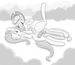 applejack_(mlp) fluttershy_(mlp) friendship_is_magic futanari intersex my_little_pony smooth_skin w300