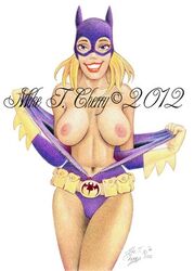 1girls 2012 batgirl batgirl_(stephanie_brown) batman_(series) dc dc_comics female female_only mike_t._cherry solo stephanie_brown tagme