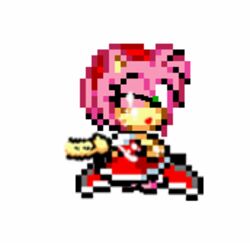 amy_rose animated anthro arms_behind_back bukkake clothed cum cum_on_body cum_on_face disembodied_penis fellatio female furry gif kneeling oral penis pixel_art sega sonic_(series) sprite stevie_1derp straight white_background