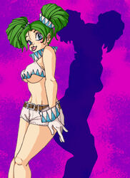 azure_dreams green_hair nico_southey tagme underboob