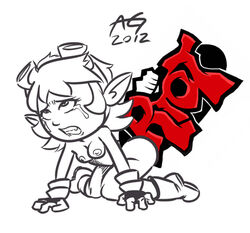 ag league_of_legends logo monochrome saltcore tristana yordle