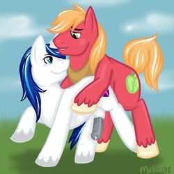 big_macintosh big_macintosh_(mlp) earth_pony equid equine friendship_is_magic horse male male_only mammal morticia my_little_pony pony shining_armor shining_armor_(mlp) unicorn yaoi