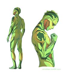 1boy ericaleev green_skin male male_only mass_effect nude solo tagme thane_krios