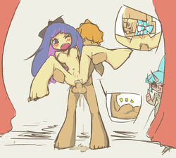 bound briefers_rock drawn kneesocks_daemon panty_&_stocking_with_garterbelt restrained sex stand_and_carry_position stocking_anarchy tagme