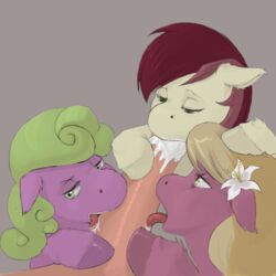 3girls daisy_(mlp) equine fellatio_from_feral friendship_is_magic group_sex hooves human_on_feral jobo37 kevinsano lily_valley_(mlp) male_human/female_feral male_on_feral my_little_pony oral oral_sex partial_male penis roseluck_(mlp) zoophilia