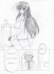 futa_with_male futanari kurokami_medaka medaka_box nikoh penis tagme zenkichi_hitoyoshi