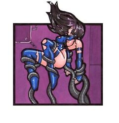 captured_heroine crying defeated_heroine exposed_nipples helpless imminent_rape imminent_sex ladyyuki marvel psylocke rape restrained ripped_clothing scared straight_hair tagme tears tentacles x-men