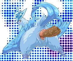 articuno bird blush cloaca cloaca_juice cloacal_penetration color dark-skinned_male feathers female human interspecies legendary_pokemon male nezumi nintendo open_mouth penis pokemon pokemon_(species) pokemon_focus pokemon_rgby pokephilia red_eyes straight_hair veins veiny_penis wet wet_cloaca wings