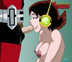 1girls ant-man avengers big_penis fellatio female gigantor_(artist) hank_pym janet_van_dyne male marvel marvel_comics oral partial_male penis the_avengers:_earth's_mightiest_heroes wasp_(earth's_mightiest_heroes) wasp_(marvel)