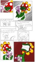 comic mario_(series) nintendo petey_piranha piranha_plant super_mario_bros. super_mario_sunshine tagme timoteihiv toad_(mario) toadette wholesome