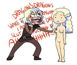 a_song_of_ice_and_fire brother_and_sister daenerys_targaryen literature male viserys_targaryen