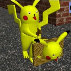 3d_animation animated ear eyes fur male nintendo no_humans pikachu pokemon pokemon_(franchise) pokemon_(species) tail where_is_your_god_now