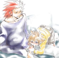 axel gay kingdom_hearts male_only nobody_(kingdom_hearts) sora tagme yaoi