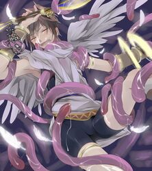 gay kid_icarus kid_icarus_uprising male nintendo pit pit_(kid_icarus) tagme tentacle tentacle_on_male tentacle_rape tentacles_on_male tentacles_on_trap yaoi