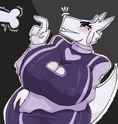 big_breasts big_butt girl toriel