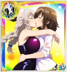 2females 2milfs 2women ai_generated grayfia_lucifuge high_school_dxd lesbian_couple lesbian_kiss lesbian_sex lovers sapphic venelana_gremory yuri yuri yuri