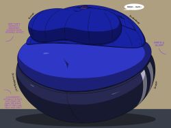 big_ass big_breasts blueberry_inflation breasts bubble_butt female huge_ass huge_breasts inflation lj_caffie tagme thick_thighs wide_hips