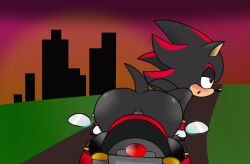 animated ass black_body dildo dildo_in_ass furry gay hedgehog looking_pleasured male motorcycle rear_view red_eyes red_stripes riding_dildo road shadow_the_hedgehog solo sonic_(series) sonic_the_hedgehog_(series) sonic_the_hedgehog_3 spanky15 tagme video