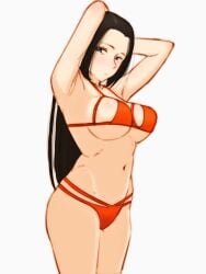 1girls adult adult_female armpit armpit_crease armpit_peek armpits bare_armpits bare_arms bare_belly bare_chest bare_hands bare_hips bare_legs bare_midriff bare_navel bare_shoulders bare_skin bare_thighs belly belly_button big_breasts bikini bikini_bottom bikini_only bikini_top black_hair black_hair_female blue_eyes blue_eyes_female boa_hancock breasts busty busty_female busty_girl collarbone curvaceous curvaceous_body curvaceous_female curvaceous_figure curvaceous_hips curvy curvy_body curvy_female curvy_figure curvy_hips elbows exposed_armpits exposed_arms exposed_belly exposed_chest exposed_hips exposed_legs exposed_midriff exposed_navel exposed_shoulders exposed_skin exposed_thighs female female_focus female_only groin hairless_armpits halterneck hand_behind_head hands_behind_head head_tilt high_resolution highres hourglass_figure large_breasts lean_figure long_hair looking_at_viewer mature mature_female midriff narrow_waist navel one_piece parted_bangs plump_breasts red_bikini red_bikini_bottom red_bikini_top red_string_bikini red_swimsuit red_swimwear shaved_armpits shoulders simple_background slender_body slender_waist slim_waist solo standing string_bikini swimsuit swimwear thick_thighs thighs tilted_head underboob upper_body white_background wide_hips