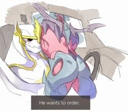 2boys aatrox ass ass_focus car darkin drive_thru galio he_wants_to_order league_of_legends league_of_legends:_wild_rift male_only riot_games t_trap_p