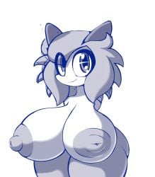 big_breasts breasts cleavage emillie_(zanbonsen) female furry huge_breasts kirlia nipples pokemon pokemon_(species) tagme thick_thighs wide_hips zanbonsen