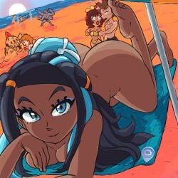 nessa (pokemon) from pokemon by gerroodie