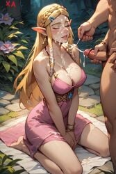 ai_generated cum cum_on_face facial princess princess_zelda