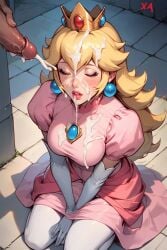 ai_generated cum cum_on_face facial princess princess_peach