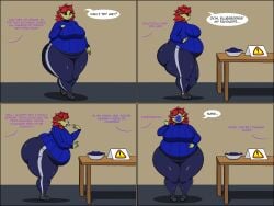 bbw big_ass big_breasts blueberry_inflation breasts bubble_butt female huge_ass huge_breasts inflation lj_caffie overweight tagme thick_thighs wide_hips