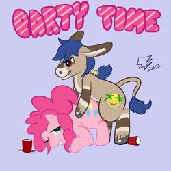 cutie_mark earth_pony equine female feral friendship_is_magic fur male mammal mosquito my_little_pony pinkie_pie_(mlp) pony sex side_view straight tagme