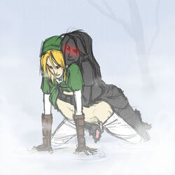 dark_link gay handjob link link_(ocarina_of_time) male ocarina_of_time penis selfcest the_legend_of_zelda yaoi